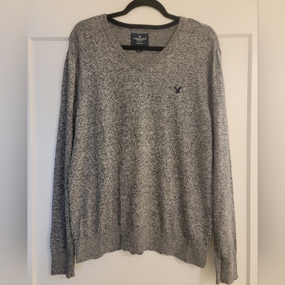 American Eagle Outfitters Other - American Eagle Outfitters Heathered Gray V-Neck Sweater
